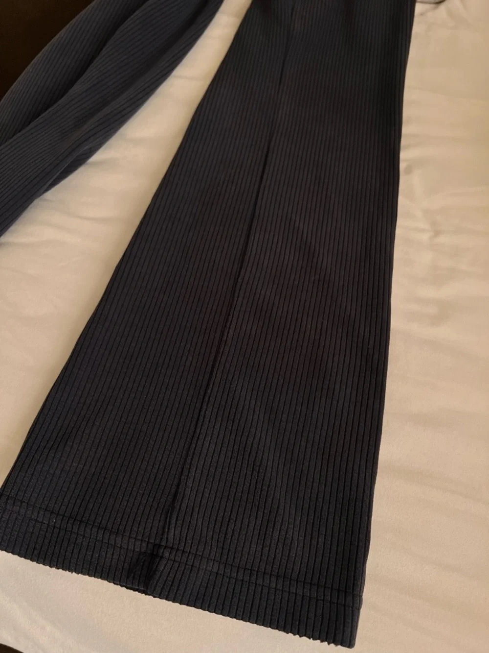 lululemon athletica Ribbed Wide-Leg Pants - Charcoal - Picture 5 of 5